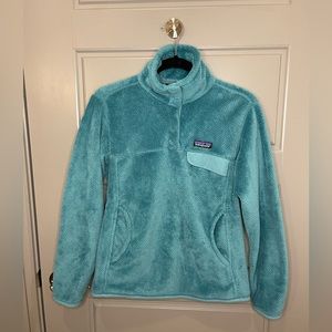 Patagonia Women's Re-Tool Half-Snap Pullover Blue Size Small